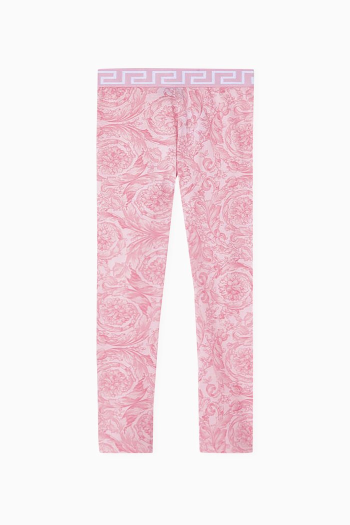 

Barocco Leggings in Cotton, Pink