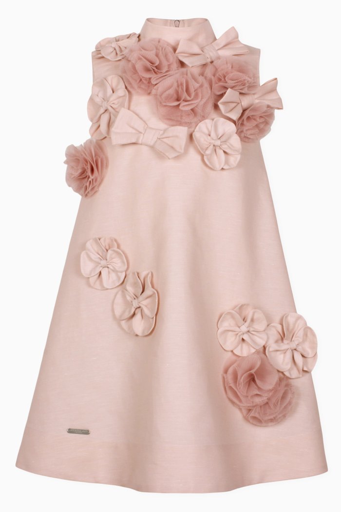 

Vaganova Dress in Cotton-hemp Blned, Pink