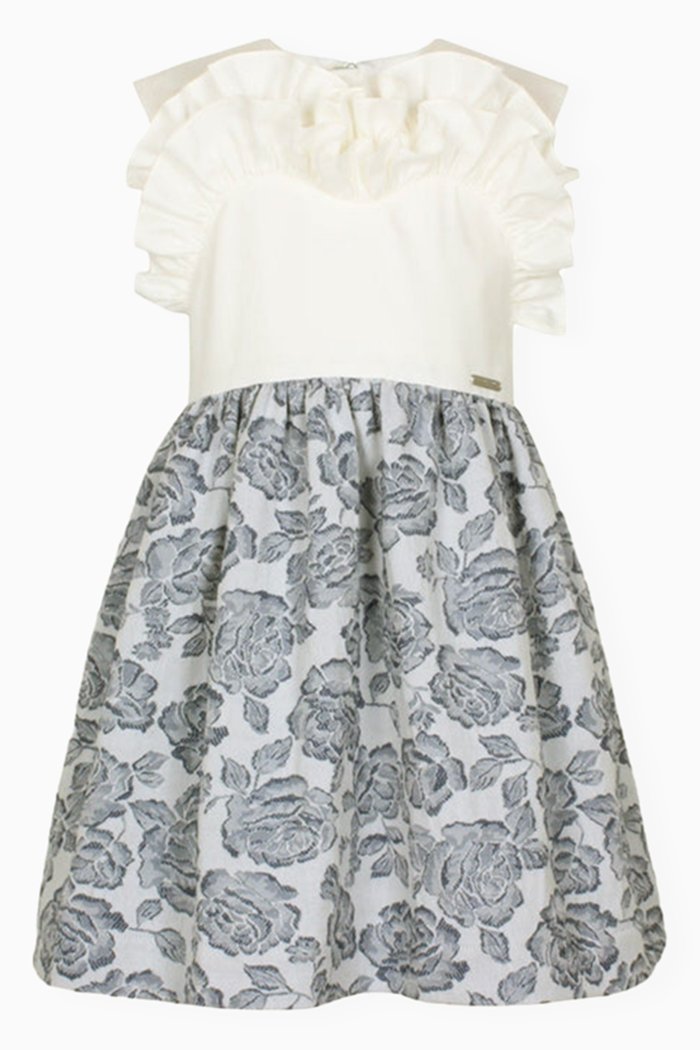 

Raymonda Dress in Jacquard, Blue