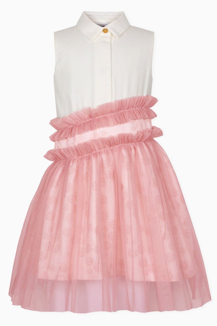 

Grace Dress in Jacquard, Pink