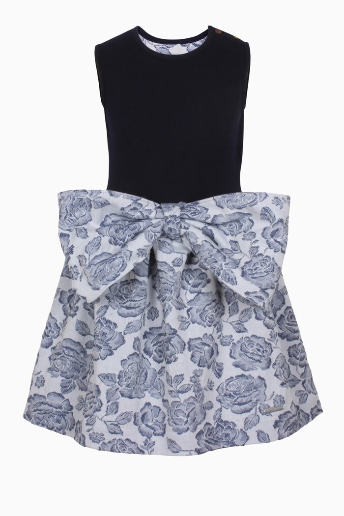 

Katlyn Dress in Cotton-blend, Blue