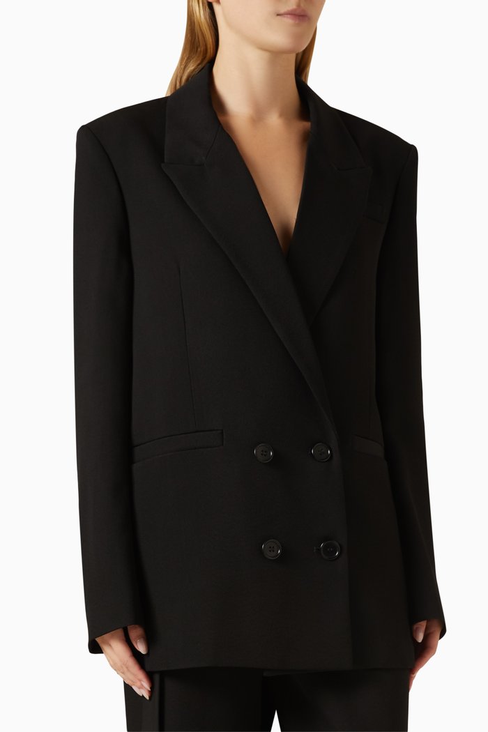 Vidal Oversized Blazer, Black
