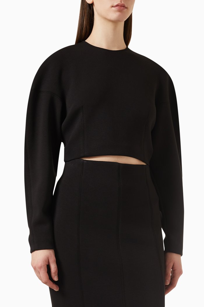 Mosi Sweater in Jersey, Black