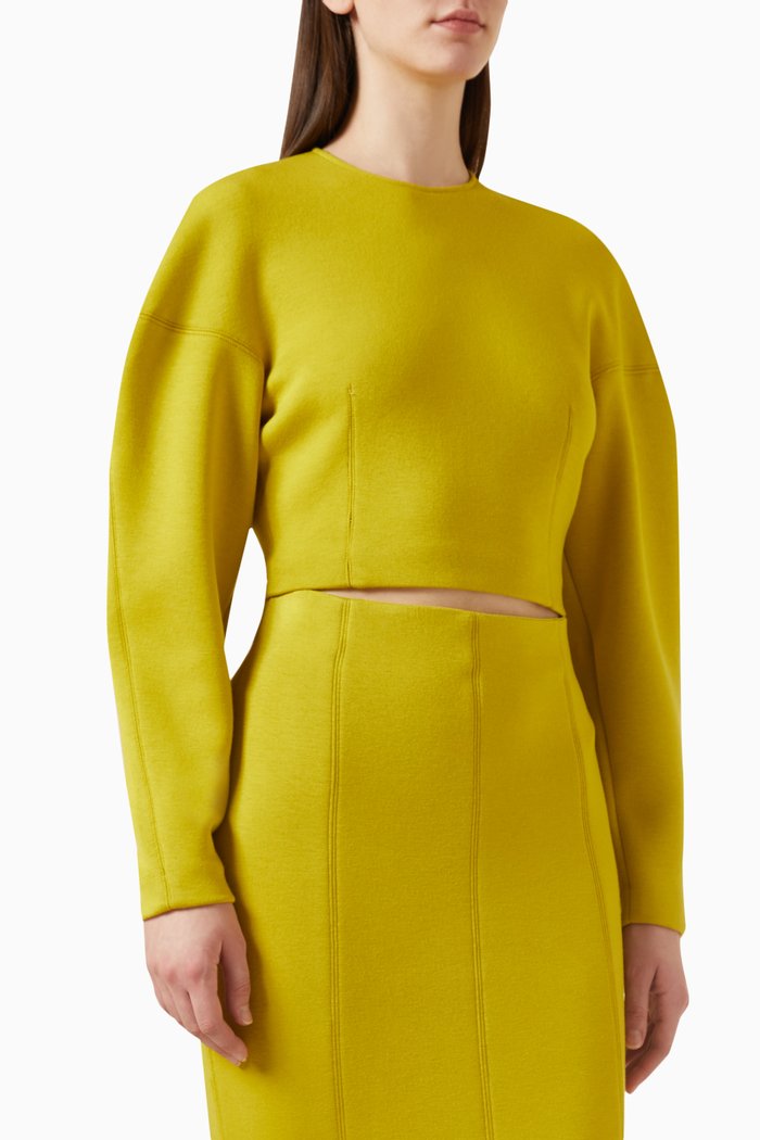 

Mosi Sweater in Jersey, Yellow