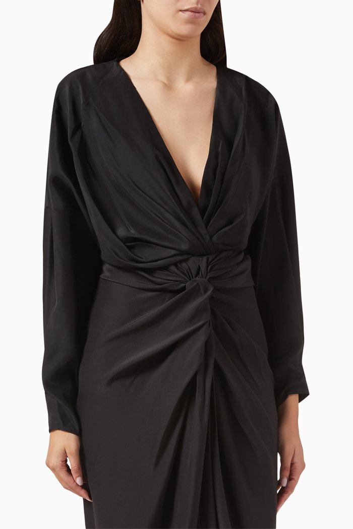

Nabi Bodysuit in Silk, Black