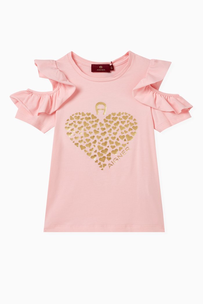 

Off-shoulder Top, Pink