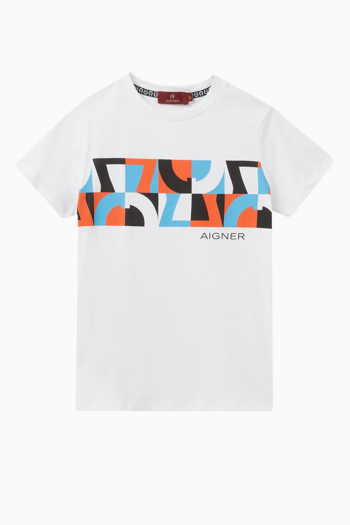 

Logo-print T-shirt in Cotton-jersey, Red