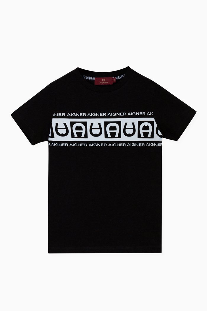 

Logo T-Shirt in Cotton, Black