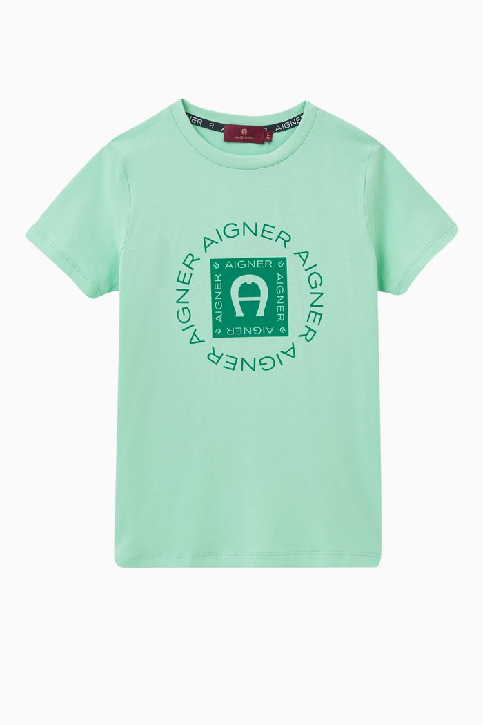 

Logo T-Shirt in Cotton, Blue
