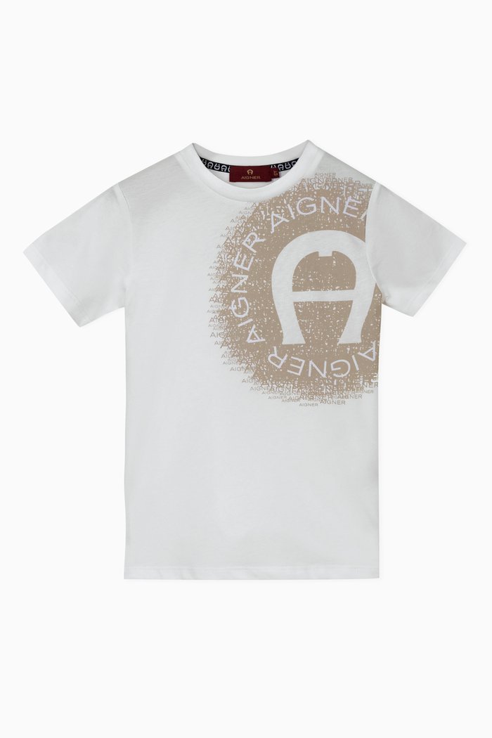 

Logo T-Shirt in Cotton, Neutral