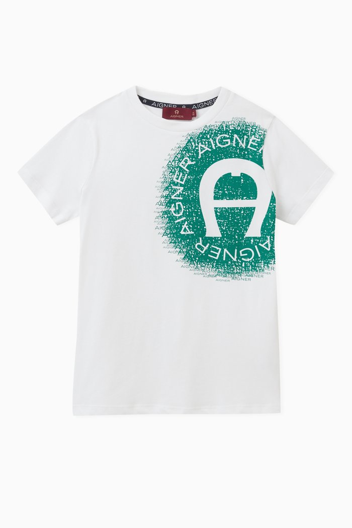 

Logo T-Shirt in Cotton, Green