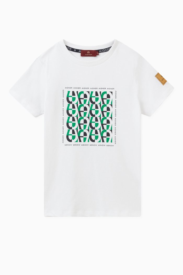 

Logo T-Shirt in Cotton, Green