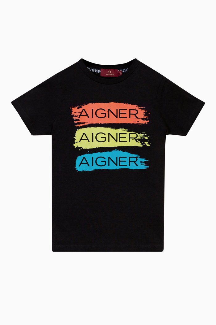 

Logo T-Shirt in Cotton, Black
