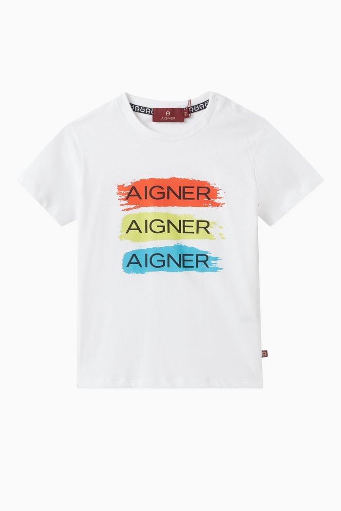 

Logo T-Shirt in Cotton, White