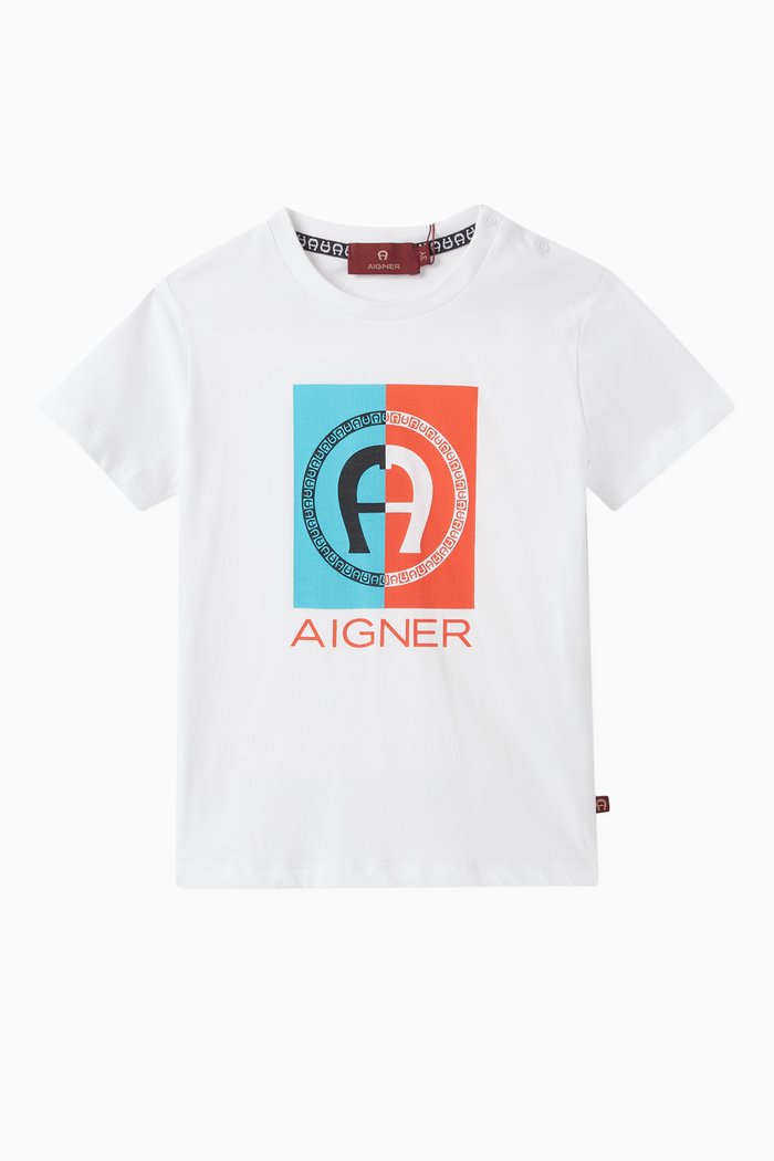 

Logo T-Shirt in Cotton, White