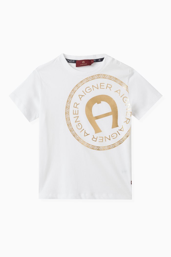 

Logo T-Shirt in Cotton, White