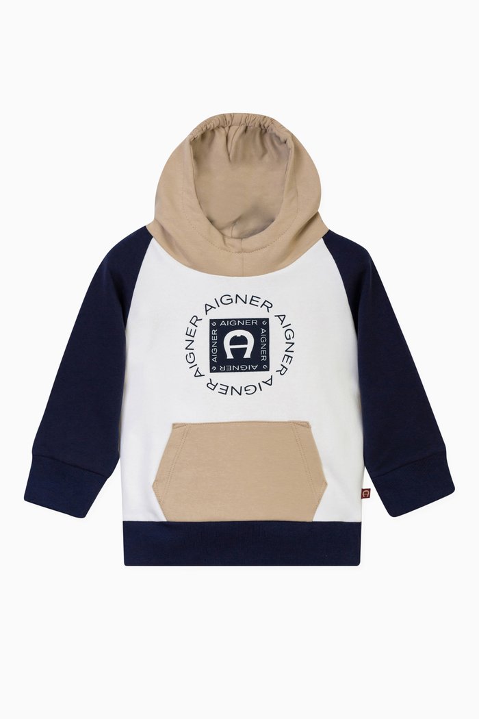 

Logo Hoodie in Fleece, Blue