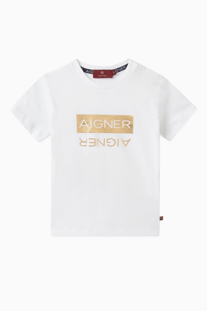 

Logo T-Shirt in Cotton, White