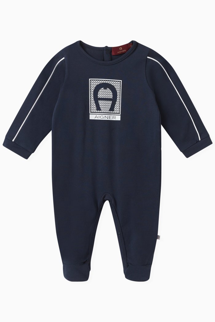 

Logo Overall in Cotton, Blue