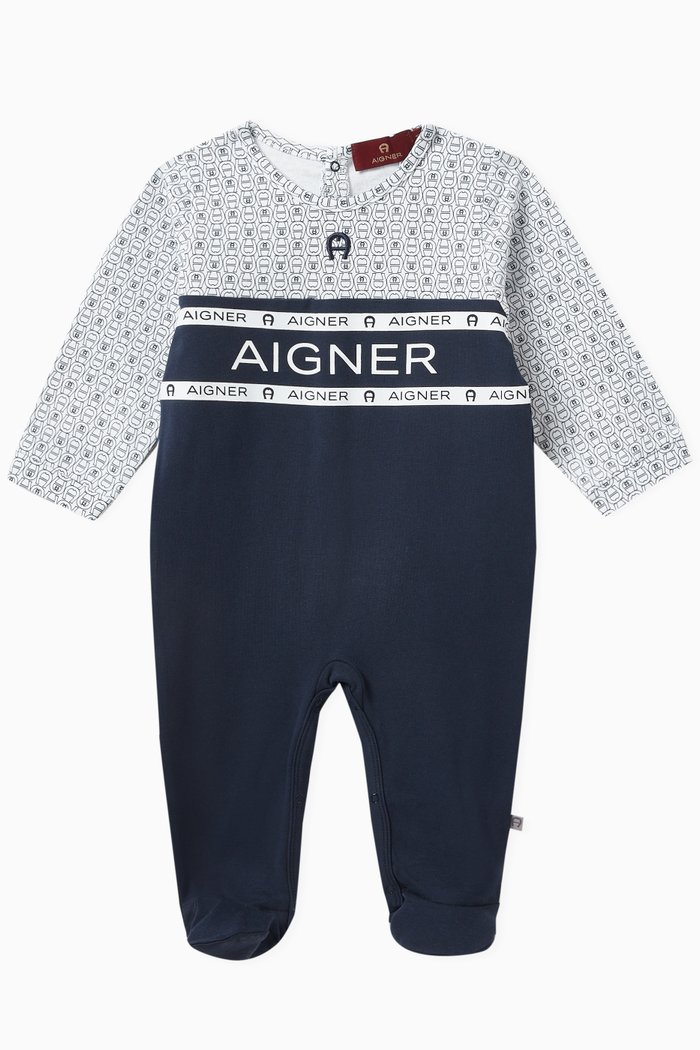 

Logo Overall in Cotton, Blue