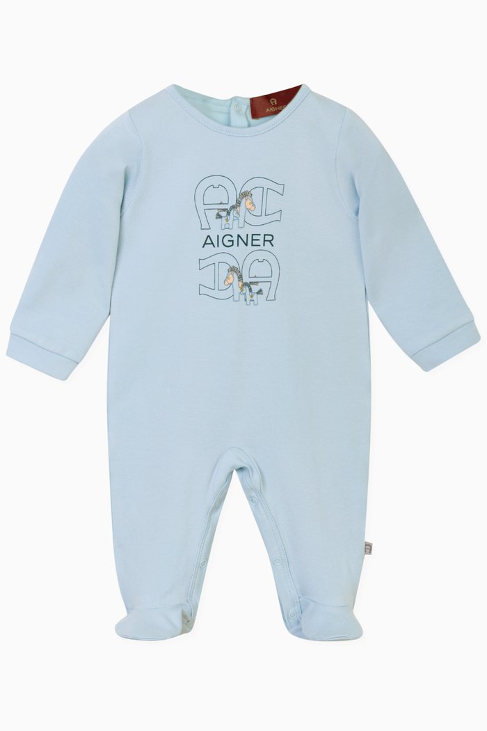 

Logo Overall in Cotton, Blue