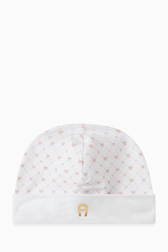 

Logo Cap in Stretch Pima Cotton, White