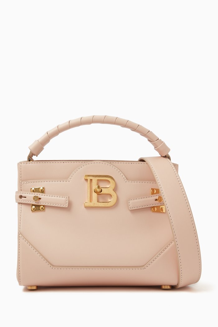 

B-Buzz 22 Top-handle Bag in Leather, Neutral
