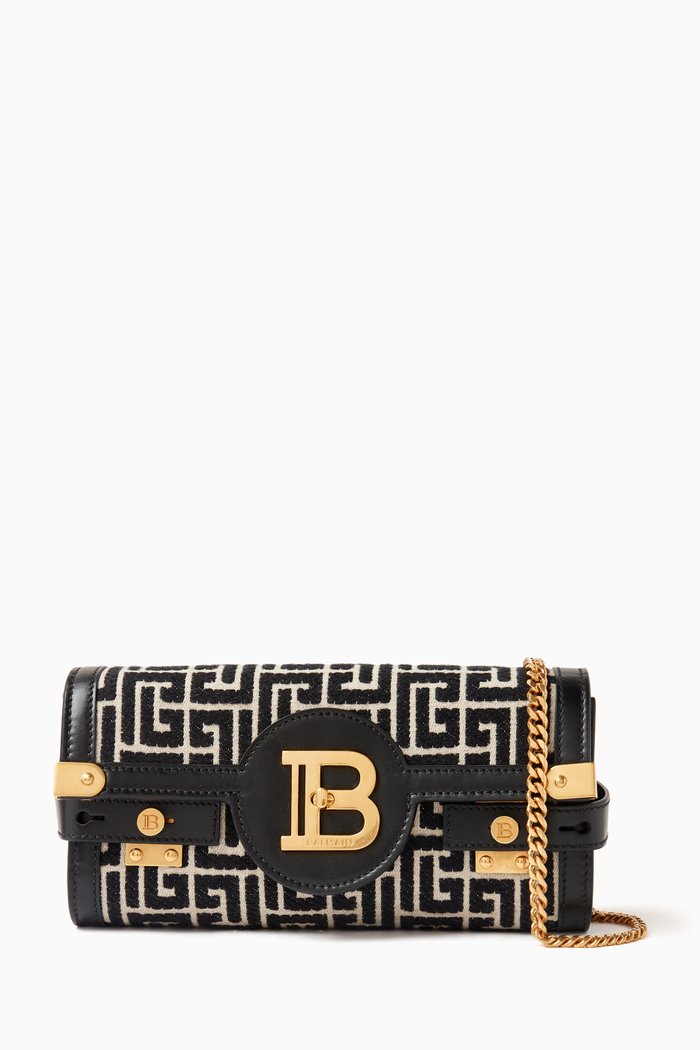 

B-Buzz Crossbody Bag in Monogram-jacquard, Black
