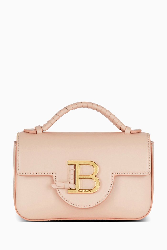

B-Buzz Mini Bag in Calfskin Leather, Neutral