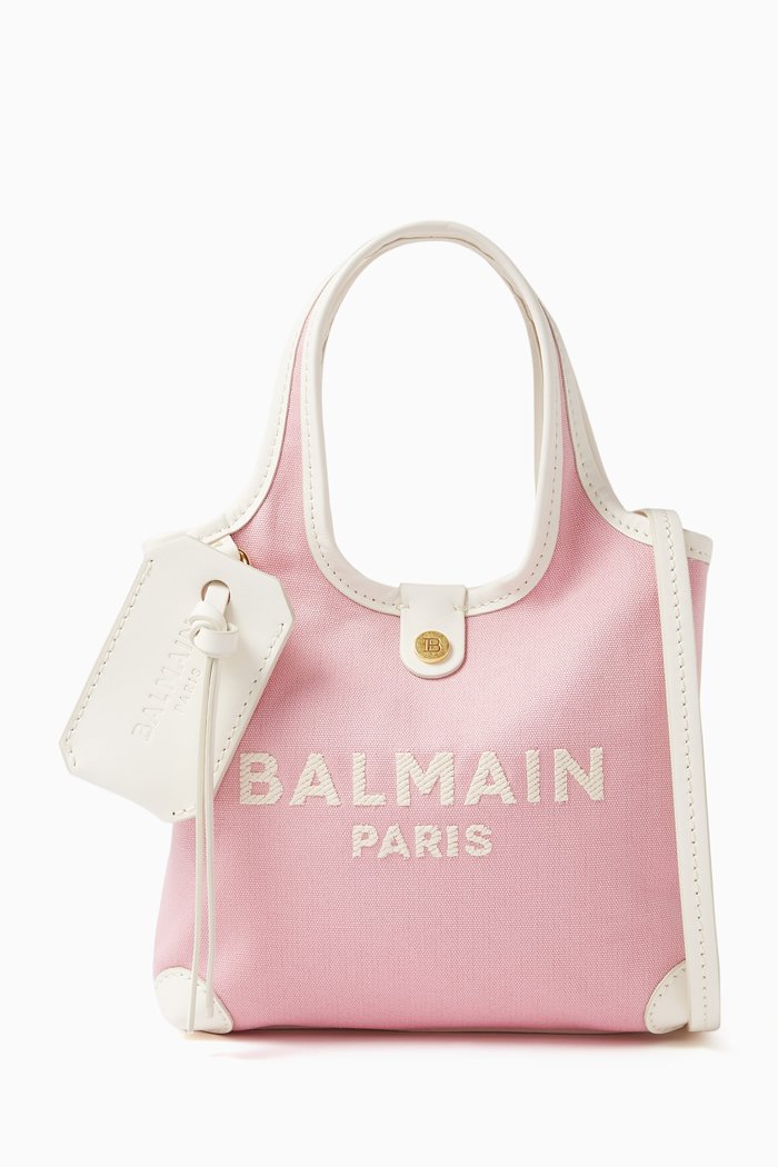 

Mini B-Army Grocery Bag in Canvas, Pink