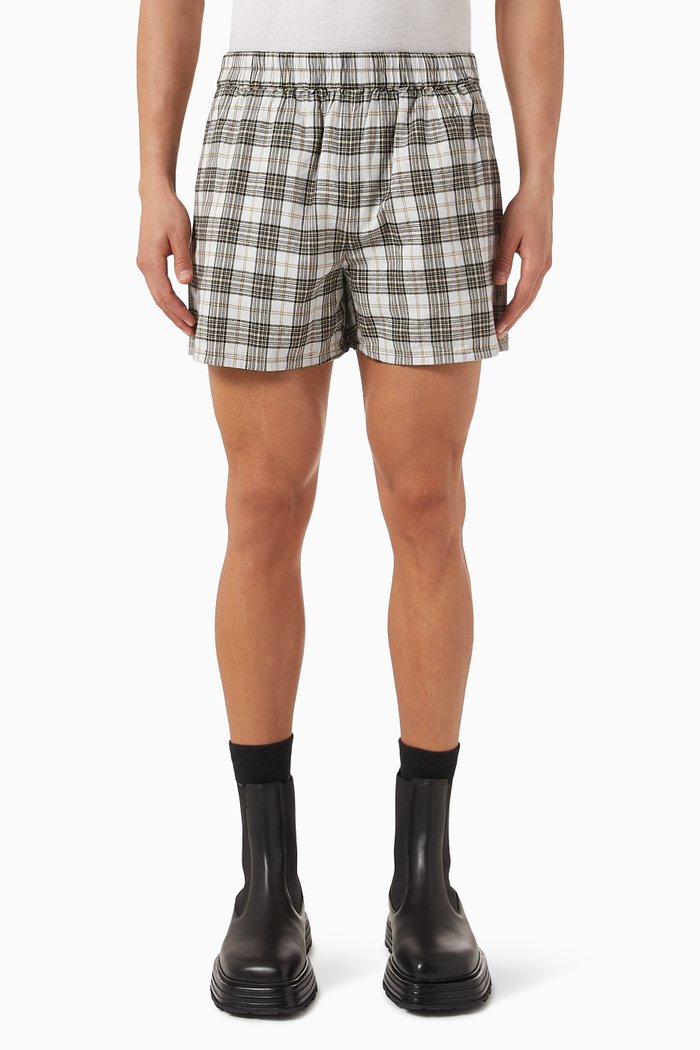 

Check Shorts in Organic Cotton, Multicolour