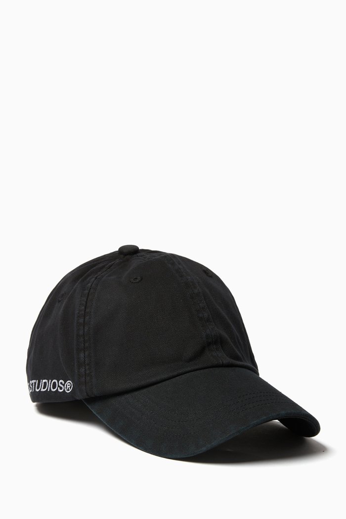 

Baseball Cap in Organic Cotton-twill, Black