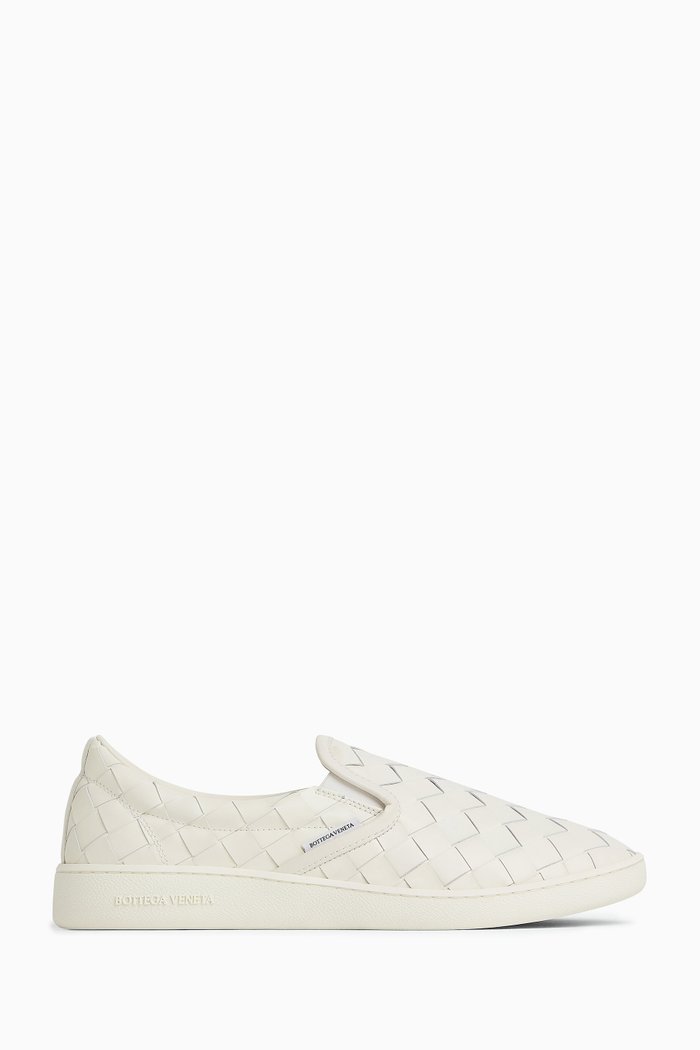 

Sawyer Sneakers in Intrecciato Leather, White