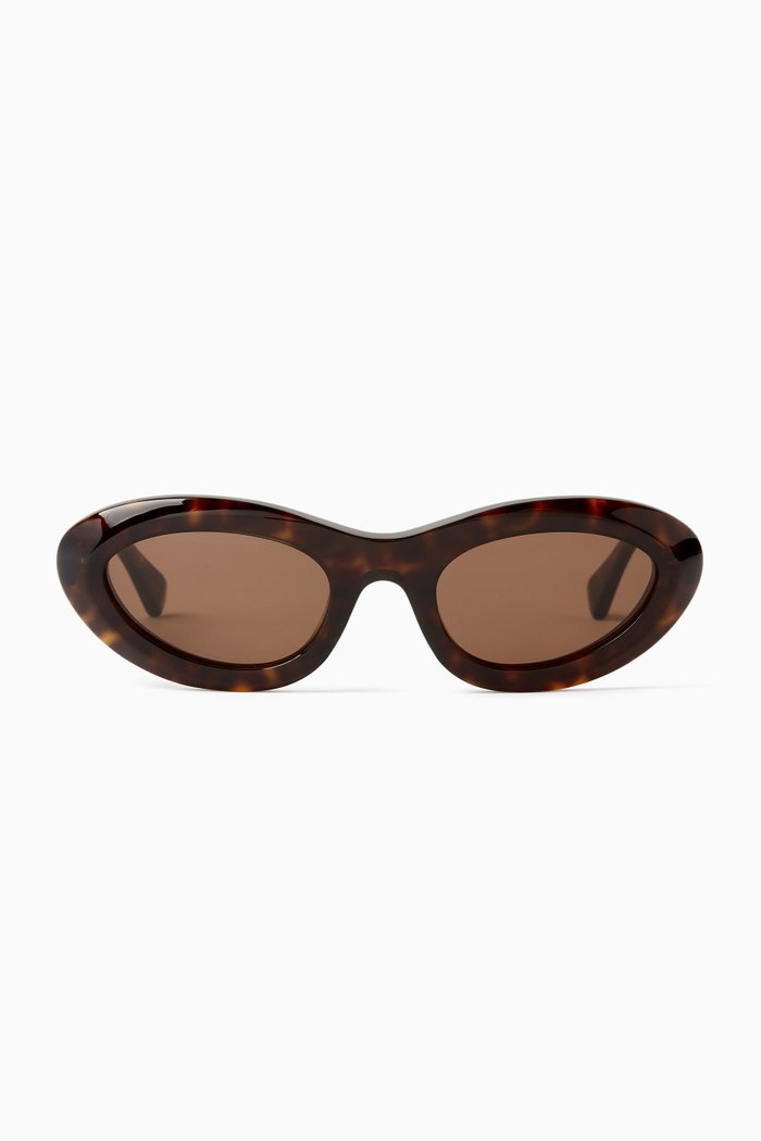 

Bombe Round Sunglasses in Acetate, Brown