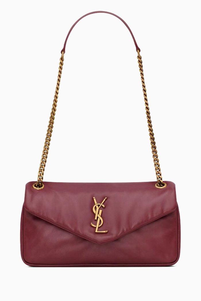 

Calypso Shoulder Bag in Lambskin, Red