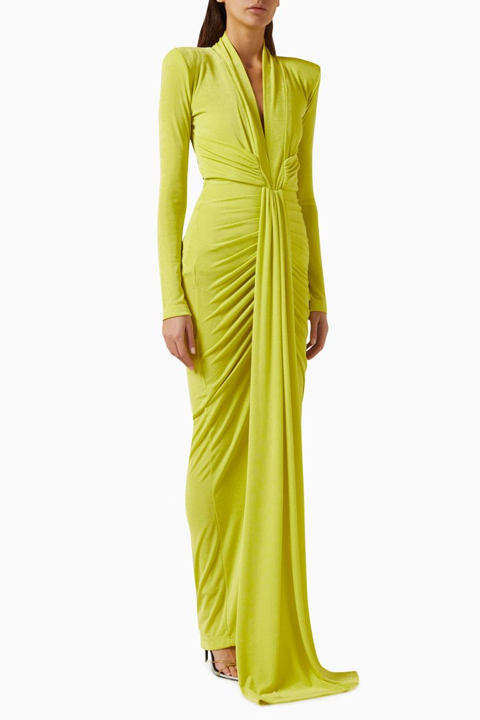 

Buzzy Cut-out Maxi Dress, Yellow