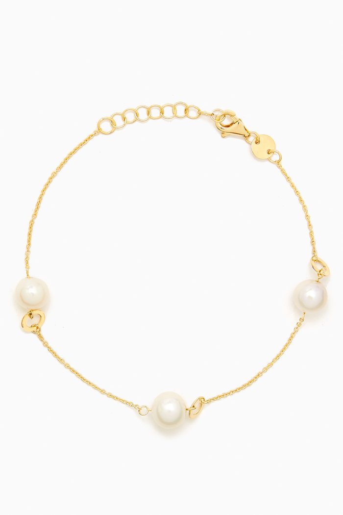 

Kiku Pearl Bracelet in 18kt Gold, Yellow