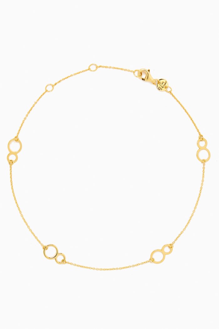 

Galeria Disc Anklet in 18kt Gold, Yellow