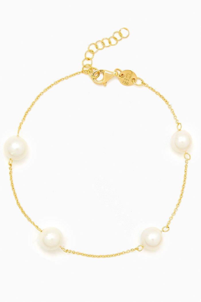 

Kiku Pearl Bracelet in 18kt Gold, Yellow