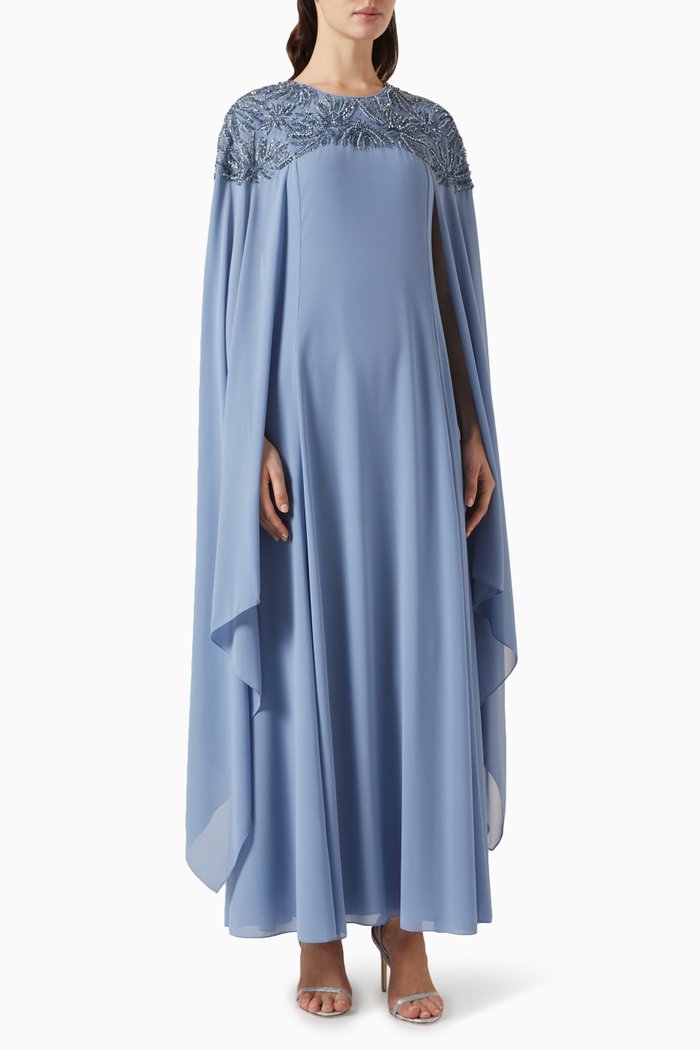 

Ursa Cape Kaftan, Blue