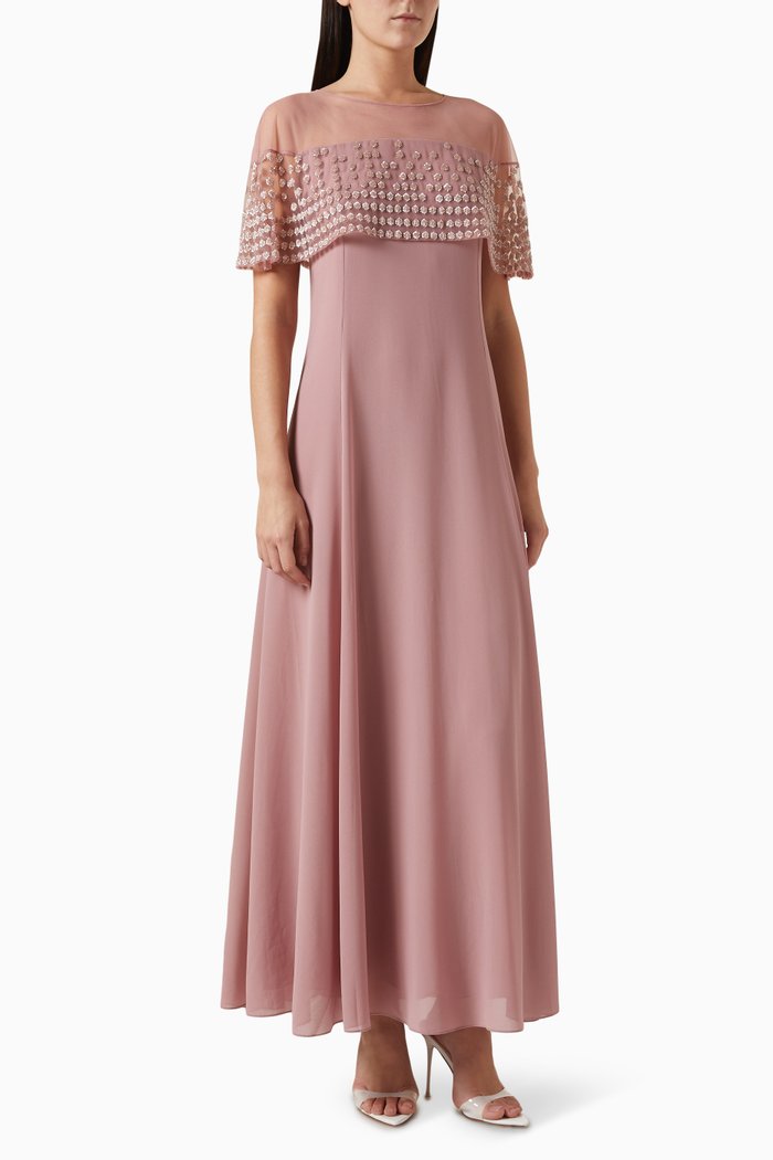 

Magnetic Cape Kaftan, Pink