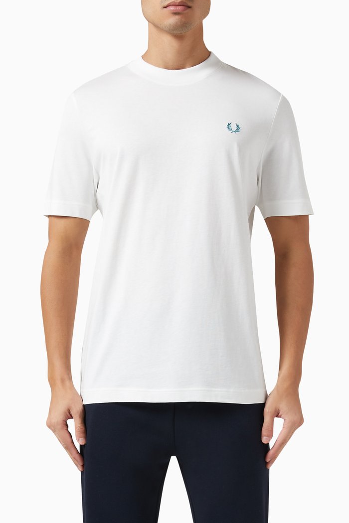 

Rave Graphic Logo T-shirt in Cotton Jersey, White
