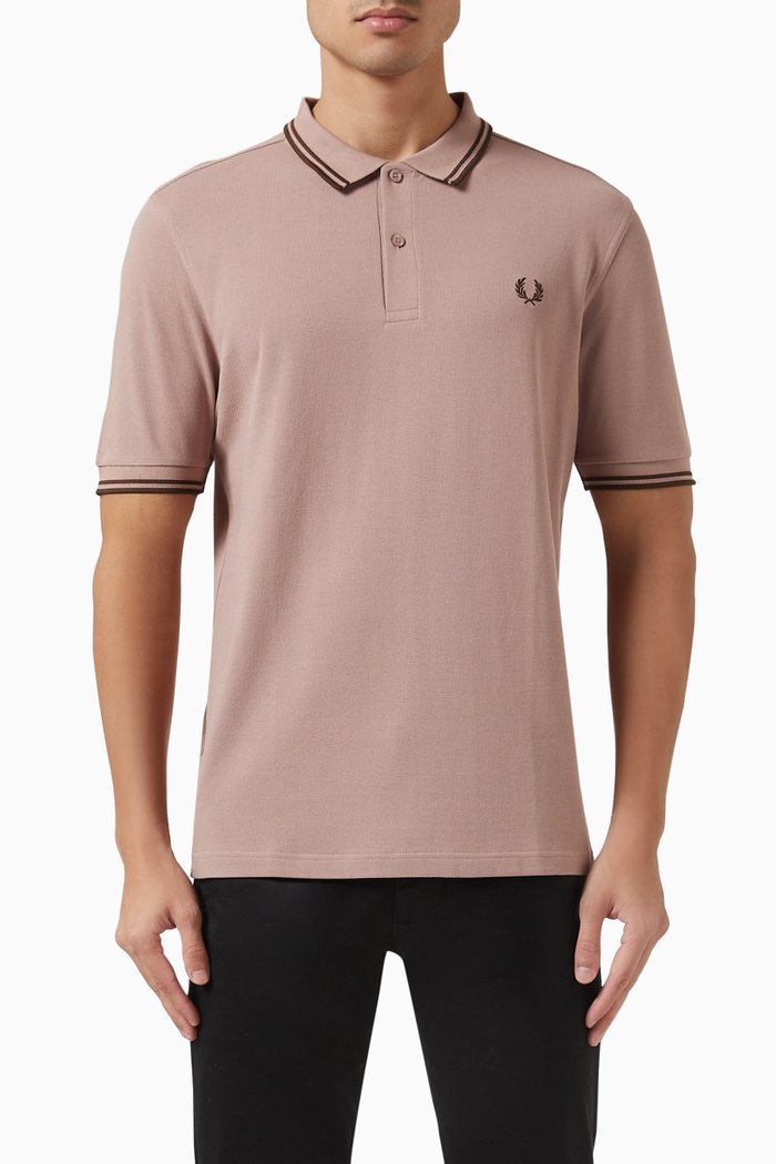 

M3600 Twin Tipped Polo Shirt in Cotton-piqué, Pink