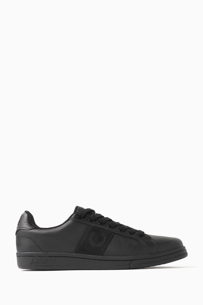 

B721 Sneakers in Leather, Black