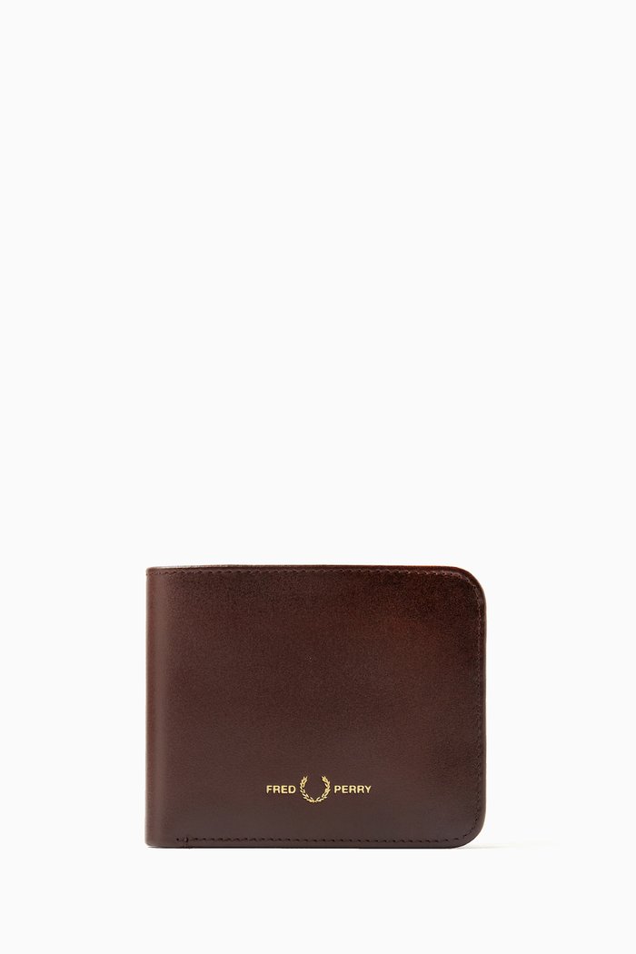 

Billfold Wallet in Burnished Leather, Brown