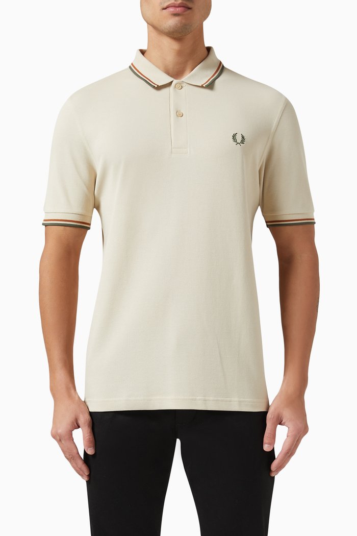 

M3600 Twin Tipped Polo Shirt in Cotton-piqué, Neutral