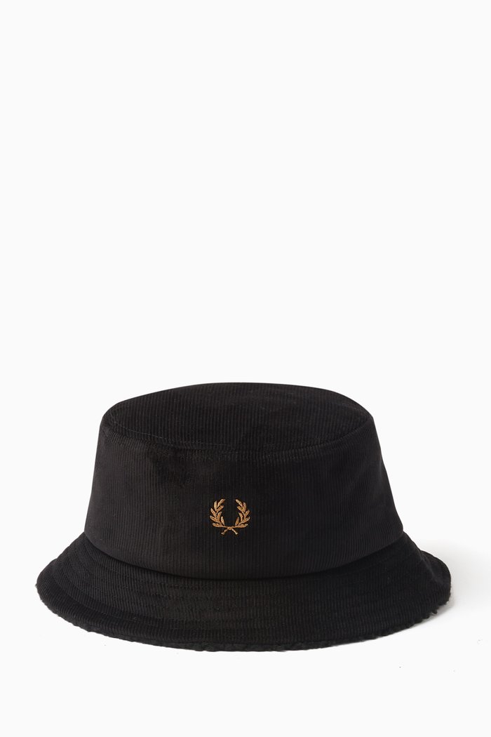 

Bucket Hat in Corduroy, Black