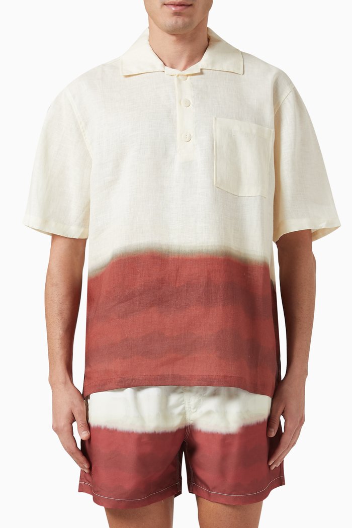 

Vista Girona Shirt in Linen, Multicolour