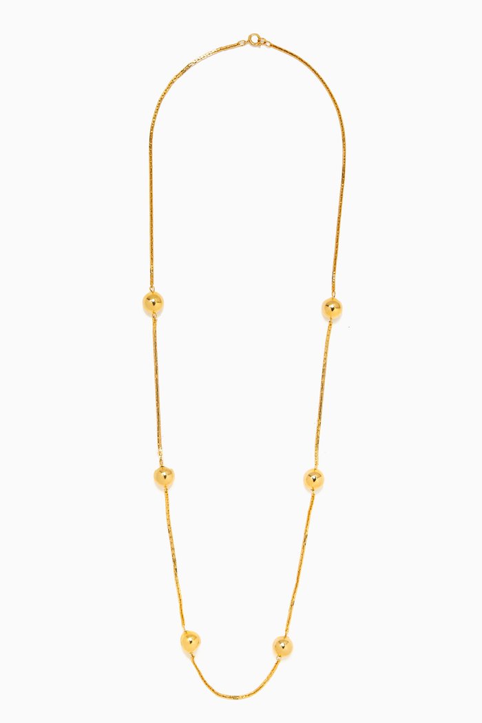 

Rediscovered 1980s Vintage Necklace, Gold