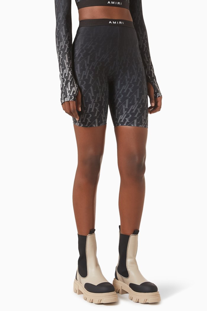 

Burnout Logo Cycling Shorts, Black
